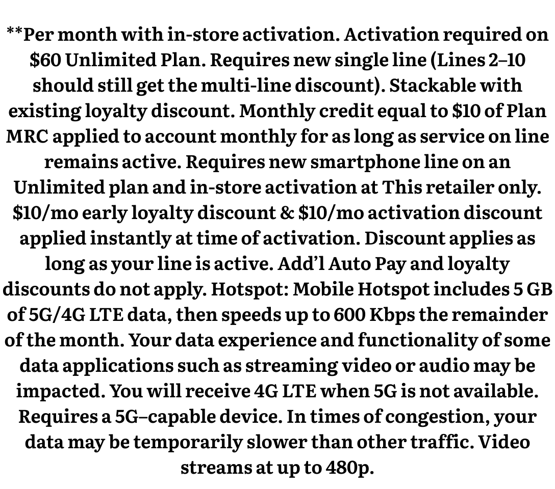 3 Months of Verizon Prepaid SIM Card with $40 plan $120 Value 1/2 OFF